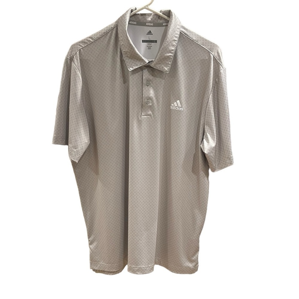 Adidas Men’s Golf Performance Polo Shirt - Polka Dor Pattern